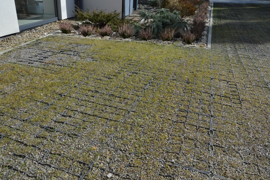 Nawierzchnia z ekokraty - parking