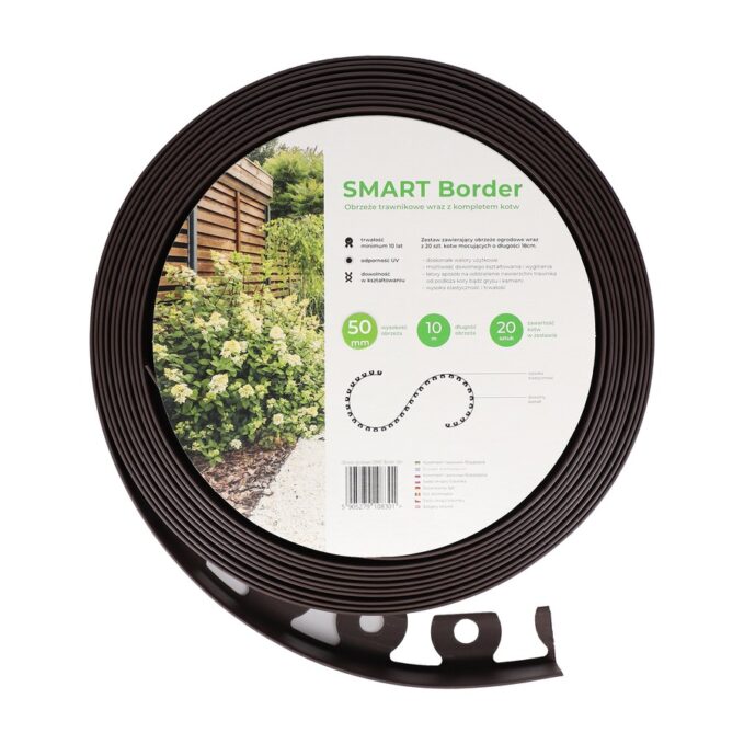 OBRZEŻE OGRODOWE SMART BORDER 50MM BROWN