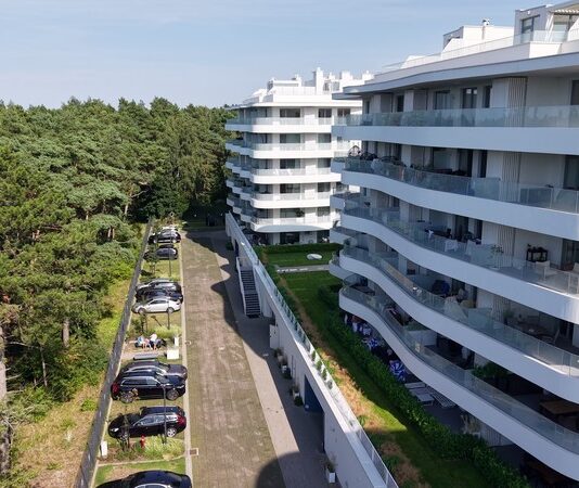 apartamenty w Rogowie z parkingiem wykonanym z ekokraty N50 PRO i N50 PLUS